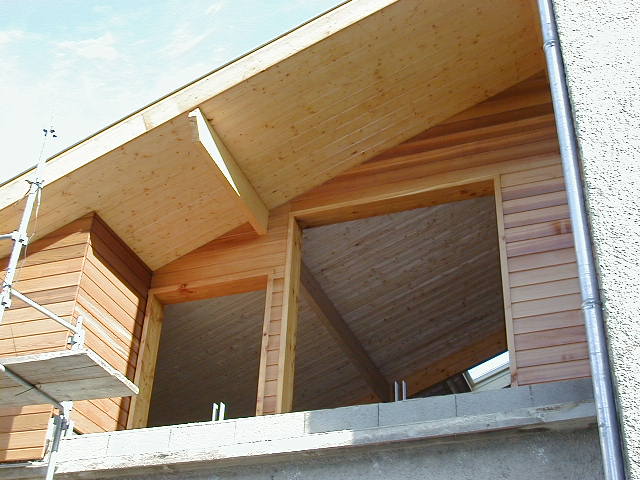 Surélévation en ossature bois Bardage Red Cedar