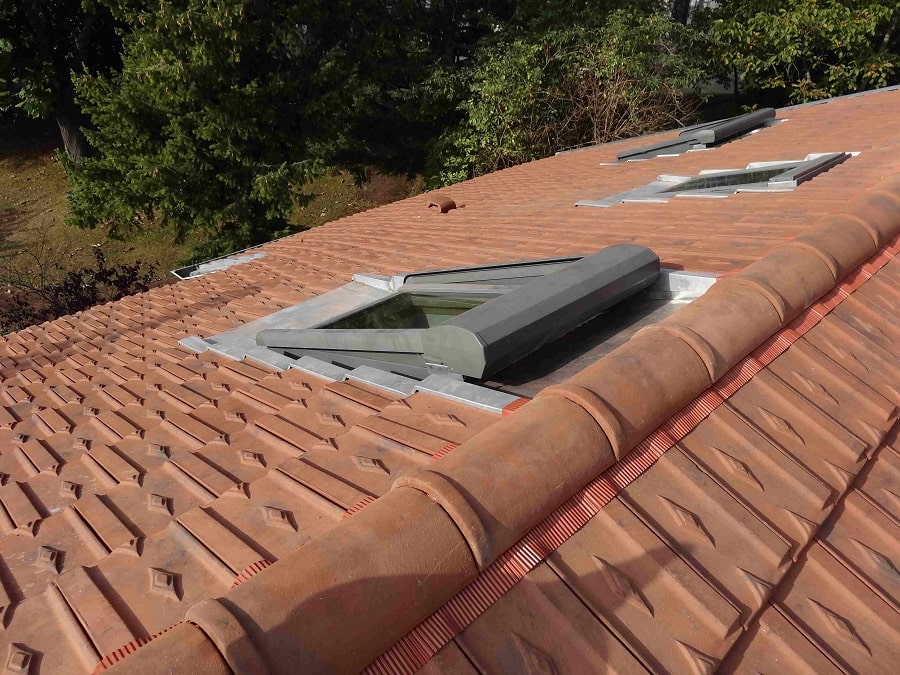 Couverture en Tuiles Losangées chantier CALUIRE
